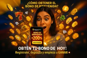 ¿Cómo obtener el bono de bienvenida en Tesoro777?